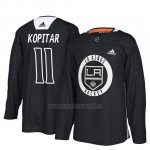 Camiseta Los Angeles Kings Anze Kopitar New Season Practice Negro Camiseta Los Angeles Kings Anze Kopitar New Season Practice Negro