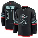 Camiseta Hockey Seattle Kraken Philipp Grubauer Alterno Premium Negro Camiseta Hockey Seattle Kraken Philipp Grubauer Alterno Premium Negro