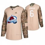 Camiseta Hockey Colorado Avalanche Erik Johnson Veterans Day Camuflaje Camiseta Hockey Colorado Avalanche Erik Johnson Veterans Day Camuflaje