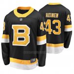 Camiseta Hockey Boston Bruins Danton Heinen Alternato Premier Breakaway Negro Camiseta Hockey Boston Bruins Danton Heinen Alternato Premier Breakaway Negro