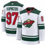 Camiseta Hockey Minnesota Wild Kirill Kaprizov Segunda Blanco Camiseta Hockey Minnesota Wild Kirill Kaprizov Segunda Blanco