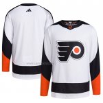 Camiseta Hockey Philadelphia Flyers Reverse Retro Autentico Blank Blanco Camiseta Hockey Philadelphia Flyers Reverse Retro Autentico Blank Blanco