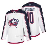 Camiseta Hockey Hombre Columbus Blue Jackets 10 Alexander Wennberg 2018 Blanco Camiseta Hockey Hombre Columbus Blue Jackets 10 Alexander Wennberg 2018 Blanco