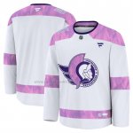 Camiseta Hockey Ottawa Senators 2024 Fights Cancer Blanco Camiseta Hockey Ottawa Senators 2024 Fights Cancer Blanco