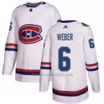 Camiseta Hockey Nino Montreal Canadiens 6 Shea Weber Blanco Autentico 2017 100 Classic Stitched Camiseta Hockey Nino Montreal Canadiens 6 Shea Weber Blanco Autentico 2017 100 Classic Stitched