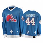 Camiseta Hockey Quebec Nordiques Mark Barberio Heritage Vintage Azul Camiseta Hockey Quebec Nordiques Mark Barberio Heritage Vintage Azul