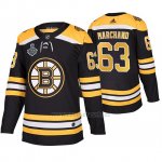 Camiseta Hockey Boston Bruins Primera Brad Marchand Stanley Cup Final Negro Camiseta Hockey Boston Bruins Primera Brad Marchand Stanley Cup Final Negro