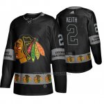 Camiseta Chicago Blackhawks Duncan Keith Breakaway Negro Camiseta Chicago Blackhawks Duncan Keith Breakaway Negro