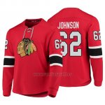 Camiseta Chicago Blackhawks Luke Johnson Adidas Rojo Camiseta Chicago Blackhawks Luke Johnson Adidas Rojo
