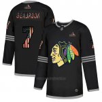 Camiseta Hockey Chicago Blackhawks Brent Seabrook 2020 USA Flag Negro Camiseta Hockey Chicago Blackhawks Brent Seabrook 2020 USA Flag Negro