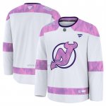 Camiseta Hockey New Jersey Devils 2024 Fights Cancer Blanco Camiseta Hockey New Jersey Devils 2024 Fights Cancer Blanco