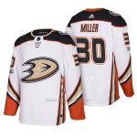 Camiseta Hockey Hombre Anaheim Ducks Ryan Miller 30 2018 New Season Team Road Blanco Camiseta Hockey Hombre Anaheim Ducks Ryan Miller 30 2018 New Season Team Road Blanco