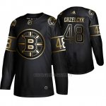 Camiseta Boston Bruins Matt Grzelcyk Golden Edition Autentico Negro Camiseta Boston Bruins Matt Grzelcyk Golden Edition Autentico Negro