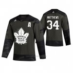 Camiseta Hockey Toronto Maple Leafs Auston Matthews 2019 Veterans Day Camuflaje Camiseta Hockey Toronto Maple Leafs Auston Matthews 2019 Veterans Day Camuflaje