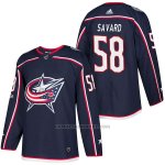 Camiseta Hockey Hombre Autentico Columbus Blue Jackets 58 David Savard Home 2018 Azul Camiseta Hockey Hombre Autentico Columbus Blue Jackets 58 David Savard Home 2018 Azul