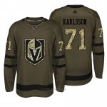 Camiseta Hockey Hombre Vegas Golden Knights 71 William Karlsson Verde Camo Camiseta Hockey Hombre Vegas Golden Knights 71 William Karlsson Verde Camo
