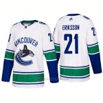 Camiseta Hockey Hombre Vancouver Canucks 21 Loui Eriksson Away Premier 2017-2018 Blanco Camiseta Hockey Hombre Vancouver Canucks 21 Loui Eriksson Away Premier 2017-2018 Blanco