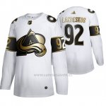 Camiseta Hockey Colorado Avalanche Gabriel Landeskog Golden Edition Limited Blanco Camiseta Hockey Colorado Avalanche Gabriel Landeskog Golden Edition Limited Blanco