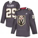 Camiseta Vegas Golden Knights Marc-Andre Fleury Dia De Los Muertos Gris Camiseta Vegas Golden Knights Marc-Andre Fleury Dia De Los Muertos Gris