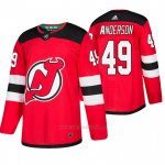 Camiseta Hockey New Jersey Devils Joey Anderson Primera Autentico Rojo Camiseta Hockey New Jersey Devils Joey Anderson Primera Autentico Rojo