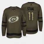 Camiseta Hockey Hombre Carolina Hurricanes 11 Jordan Staal Verde Salute To Service Camiseta Hockey Hombre Carolina Hurricanes 11 Jordan Staal Verde Salute To Service