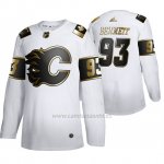 Camiseta Hockey Calgary Flames Sam Bennett Golden Edition Limited Blanco Camiseta Hockey Calgary Flames Sam Bennett Golden Edition Limited Blanco