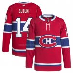 Camiseta Hockey Montreal Canadiens Nick Suzuki Primera Primegreen Autentico Pro Rojo Camiseta Hockey Montreal Canadiens Nick Suzuki Primera Primegreen Autentico Pro Rojo
