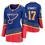 Camiseta Hockey Mujer St. Louis Blues Jaden Schwartz Retro Premier Azul Camiseta Hockey Mujer St. Louis Blues Jaden Schwartz Retro Premier Azul
