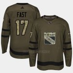 Camiseta New York Rangers Jesper Fast Camo Salute To Service Camiseta New York Rangers Jesper Fast Camo Salute To Service