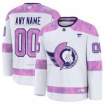Camiseta Hockey Ottawa Senators 2024 Fights Cancer Personalizada Blanco Camiseta Hockey Ottawa Senators 2024 Fights Cancer Personalizada Blanco