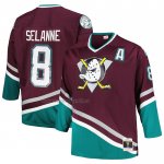 Camiseta Hockey Anaheim Ducks Teemu Selanne Mitchell & Ness Big & Tall Blue Line Violeta Camiseta Hockey Anaheim Ducks Teemu Selanne Mitchell & Ness Big & Tall Blue Line Violeta