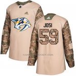 Camiseta Hockey Hombre Nashville Predators 59 Roman Josi Camo Autentico 2017 Veterans Day Stitched Camiseta Hockey Hombre Nashville Predators 59 Roman Josi Camo Autentico 2017 Veterans Day Stitched