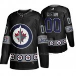 Camiseta Winnipeg Jets Personalizada Breakaway Negro Camiseta Winnipeg Jets Personalizada Breakaway Negro