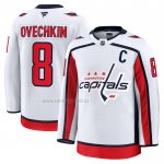 Camiseta Hockey Washington Capitals Alexander Ovechkin Segunda Blanco Camiseta Hockey Washington Capitals Alexander Ovechkin Segunda Blanco
