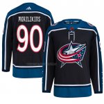 Camiseta Hockey Columbus Blue Jackets Elvis Merzlikins Reverse Retro Autentico Negro Camiseta Hockey Columbus Blue Jackets Elvis Merzlikins Reverse Retro Autentico Negro