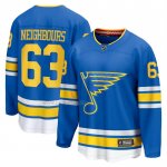 Camiseta Hockey St Louis Blues Jake Neighbours Primera Breakaway Azul Camiseta Hockey St Louis Blues Jake Neighbours Primera Breakaway Azul