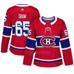 Camiseta Mujer Montreal Canadiens 65 Andrew Shaw Adizero Jugador Home Rojo Camiseta Mujer Montreal Canadiens 65 Andrew Shaw Adizero Jugador Home Rojo