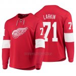 Camiseta Detroit Red Wings Dylan Larkin Platinum Rojo Camiseta Detroit Red Wings Dylan Larkin Platinum Rojo