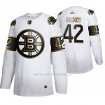 Camiseta Hockey Boston Bruins David Backes Golden Edition Limited Blanco Camiseta Hockey Boston Bruins David Backes Golden Edition Limited Blanco
