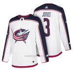 Camiseta Hockey Hombre Columbus Blue Jackets 3 Seth Jones 2018 Blanco Camiseta Hockey Hombre Columbus Blue Jackets 3 Seth Jones 2018 Blanco