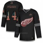 Camiseta Hockey Detroit Red Wings Gustav Nyquist 2020 USA Flag Negro Camiseta Hockey Detroit Red Wings Gustav Nyquist 2020 USA Flag Negro