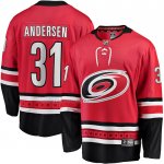 Camiseta Hockey Carolina Hurricanes Frederik Andersen Primera Breakaway Rojo Camiseta Hockey Carolina Hurricanes Frederik Andersen Primera Breakaway Rojo