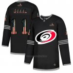 Camiseta Hockey Carolina Hurricanes Jordan Staal 2020 USA Flag Negro Camiseta Hockey Carolina Hurricanes Jordan Staal 2020 USA Flag Negro