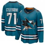 Camiseta Hockey San Jose Sharks Macklin Celebrini Primera Breakaway Verde Camiseta Hockey San Jose Sharks Macklin Celebrini Primera Breakaway Verde