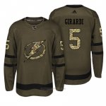 Camiseta Hockey Hombre Tampa Bay Lightning 5 Dan Girardi Verde Camo Camiseta Hockey Hombre Tampa Bay Lightning 5 Dan Girardi Verde Camo