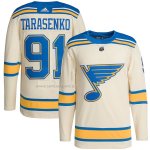 Camiseta Hockey St. Louis Blues Vladimir Tarasenko 2022 Winter Classic Autentico Crema Camiseta Hockey St. Louis Blues Vladimir Tarasenko 2022 Winter Classic Autentico Crema