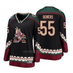Camiseta Mujer Arizona Coyotes Jason Demers Heritage Alternato Breakaway Negro Camiseta Mujer Arizona Coyotes Jason Demers Heritage Alternato Breakaway Negro