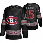 Camiseta Montreal Canadiens Jesperi Kotkaniemi Breakaway Negro Camiseta Montreal Canadiens Jesperi Kotkaniemi Breakaway Negro