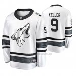 Camiseta Arizona Coyotes Clayton Keller 2019 All Star Blanco Camiseta Arizona Coyotes Clayton Keller 2019 All Star Blanco
