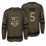 Camiseta Hockey Hombre Los Angeles Kings 5 Christian Folin Verde Camo Camiseta Hockey Hombre Los Angeles Kings 5 Christian Folin Verde Camo